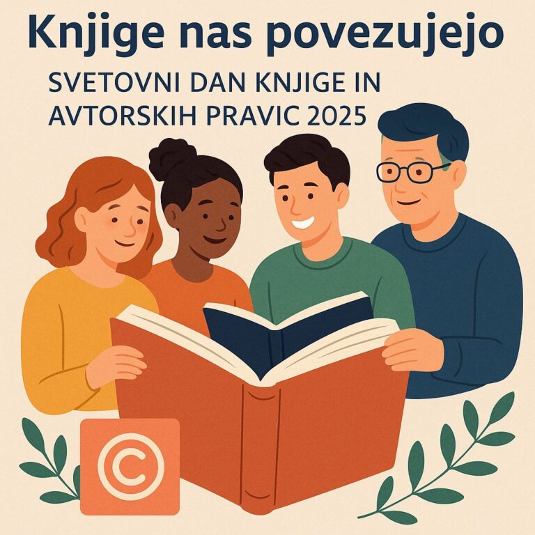 Knjige nas povezujejo: Svetovni dan knjige in avtorskih pravic 2025