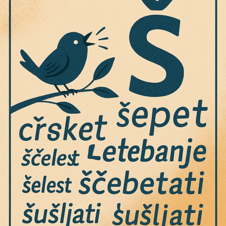 Črka Š – Ščebet, Antonija Jereb