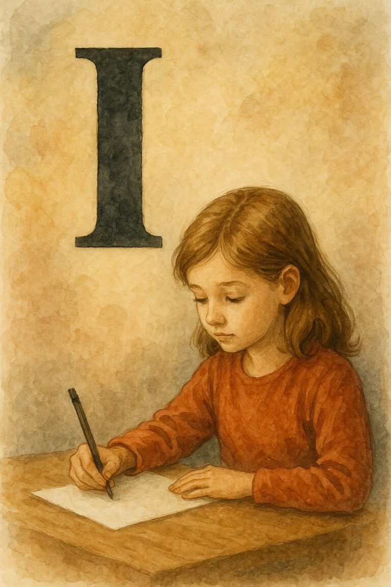 I – kot izguba, Marija Berčon, 7.a