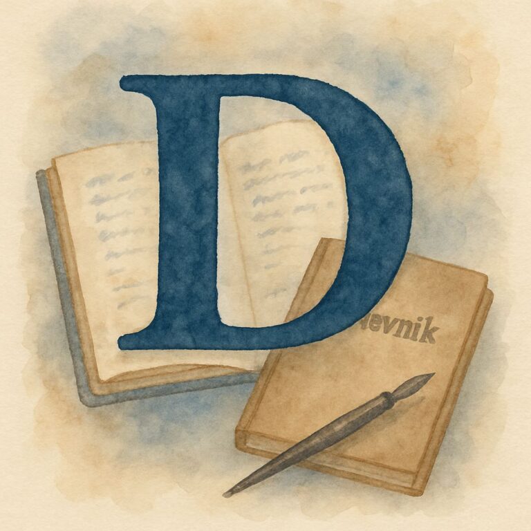 D – Dnevniška literatura