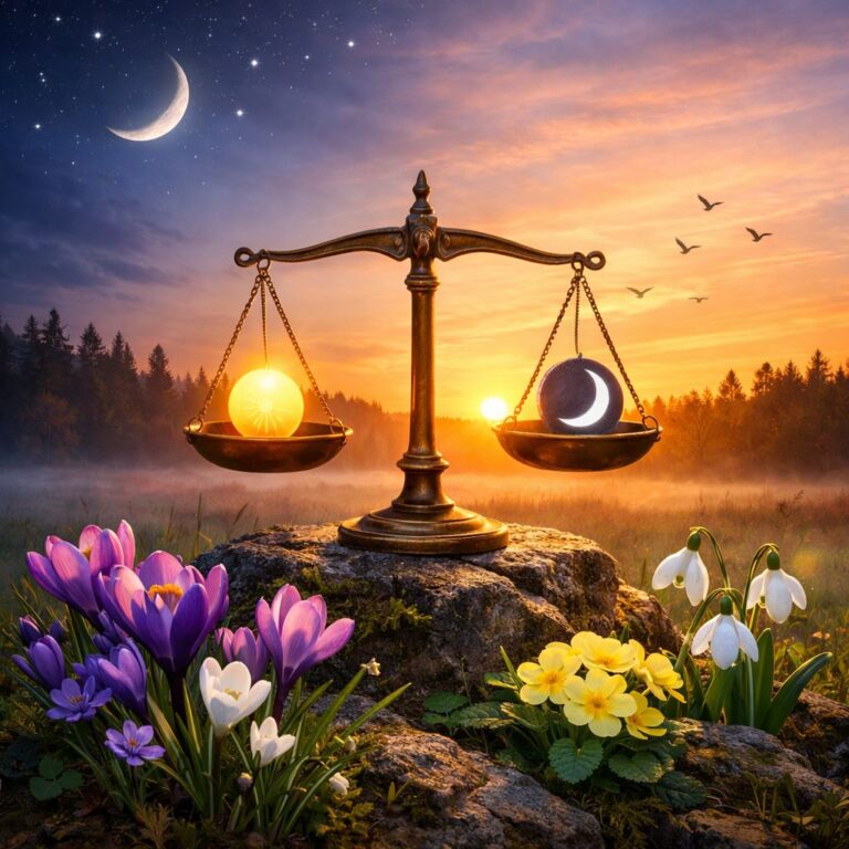 Pomladno enakonočje – trenutek ravnovesja in novega začetka