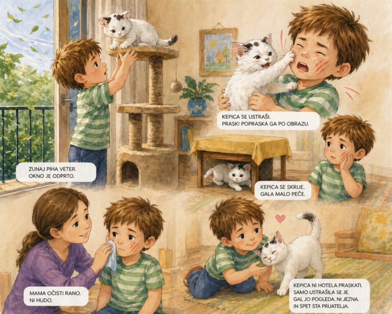 🐱 KEPICA IN OSTRI KREMPLJI