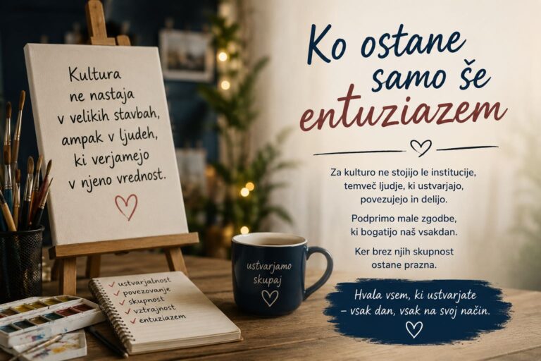 Ko ostane samo še entuziazem