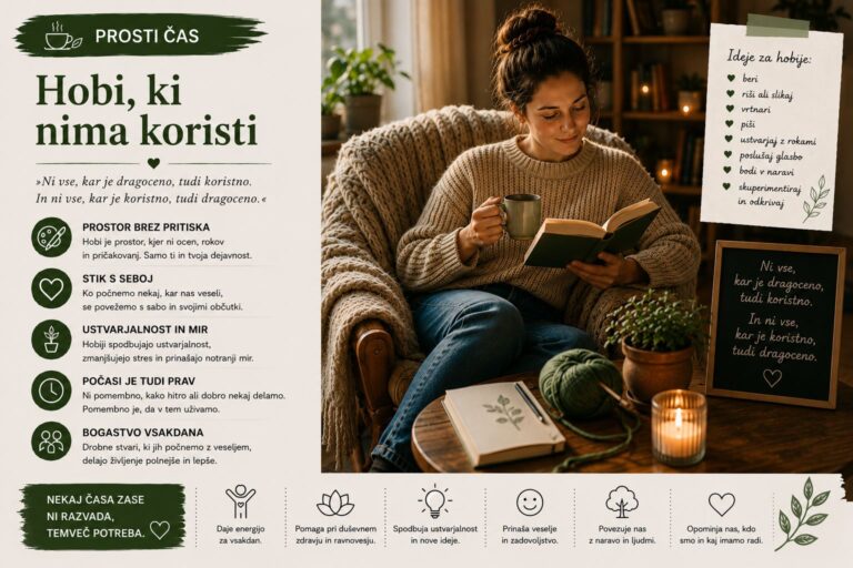 PROSTI ČAS: Hobi, ki nima koristi