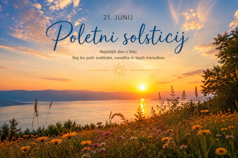 Poletni solsticij – ko dan doseže svoj vrhunec