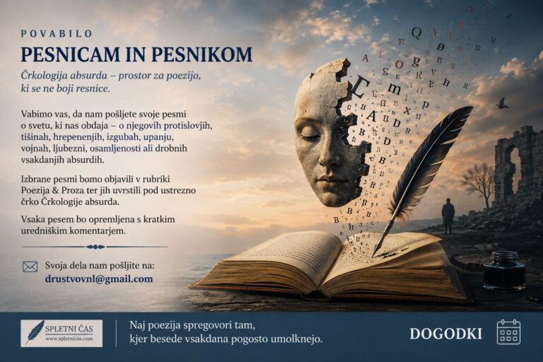 📖 POVABILO PESNICAM IN PESNIKOM